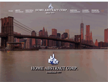 Tablet Screenshot of homeabstractcorp.com